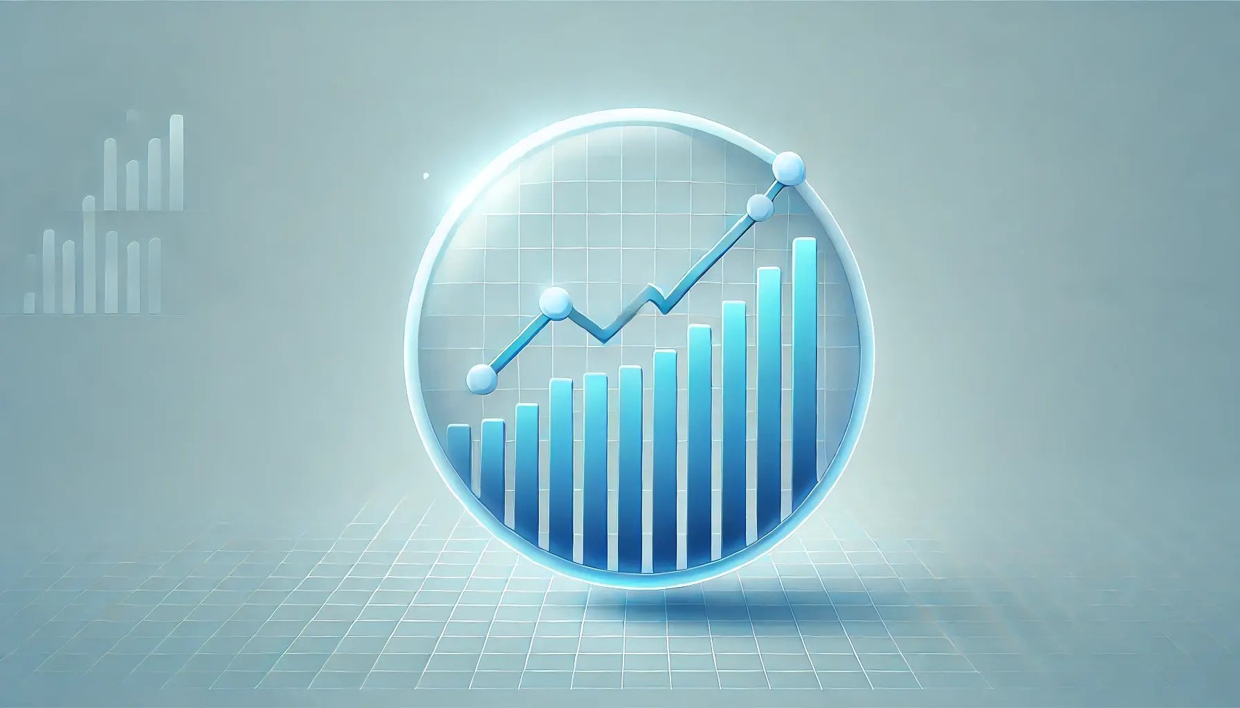 DALL·E 2024-08-05 23.07.22 - A modern and clean digital chart graphic suitable for a SaaS website UX. The chart should have a smooth upward-sloping line in a light blue color, wit DALL·E 2024-08-05 23.07.22 - A modern and clean digital chart graphic suitable for a SaaS website UX. The chart should have a smooth upward-sloping line in a light blue color, wit